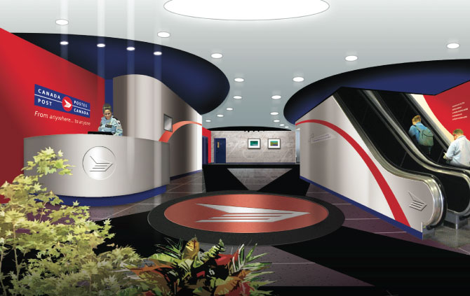 Canada Post Public Lobby